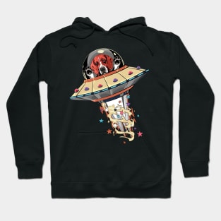 Space Beagle Abduction Close Encounter of UFO Hoodie